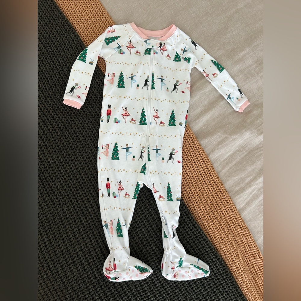 NWOT Lake Nutcracker Footie Pajamas